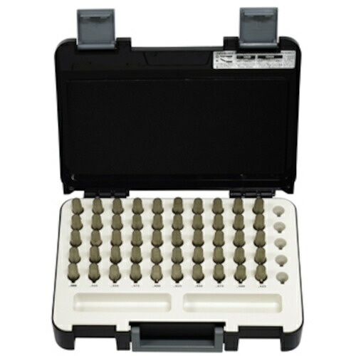 新潟精機　SK　鋼ピンゲージセット　ＰＧシリーズ　公差＋２〜＋５μｍ　９．８００〜１２．５２５ｍｍ（０．０２５ｍｍとび計１１０本）　＋目　【品番：PG-2B+】