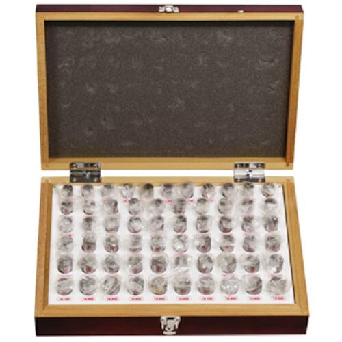 新潟精機　SK　鋼ピンゲージセット　ＰＧシリーズ　公差＋２?＋５μｍ　１２．５５０?１２．９７５ｍｍ（０．０２５ｍｍとび計１８本）　＋目　【品番：PG-2C(+)】