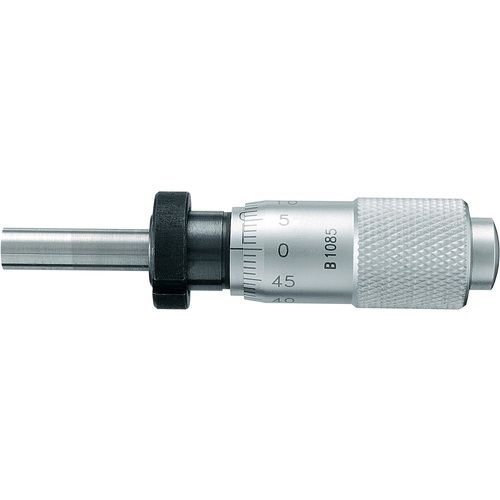 新潟精機　SK　マイクロメータヘッド　測定範囲０〜１３ｍｍ　ナット付ステム　先端平面　【品番：1002-350】