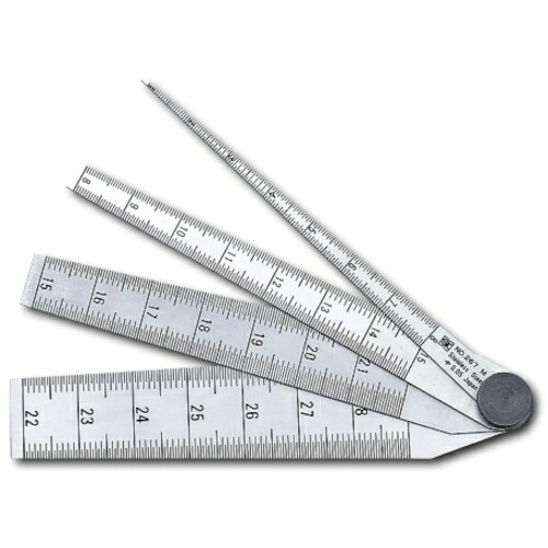 【メール便対応】新潟精機　SK　テ−パ−ゲ−ジセット　４枚セット　測定範囲１〜２９ｍｍ　【品番：267M】