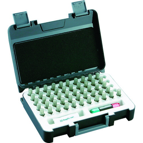 新潟精機　SK　鋼ピンゲージセット　ＡＡシリーズ　＋−公差　０．２０〜０．５０ｍｍ（０．０１ｍｍとび計３１本）　【品番：AA-0A】
