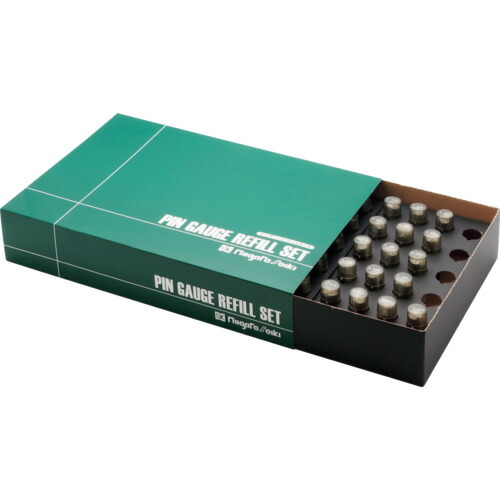 新潟精機　SK　鋼ピンゲージ　鋼ピンゲージリフィルセット　ＡＡシリーズ　＋−公差　０．２０〜０．５０ｍｍ（０．０１ｍｍとび計３１本）　【品番：AA-0A-R】_1