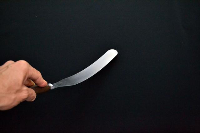 富田刃物　仁作　鍛造パレットナイフ 8インチ　【品番：No.2008】