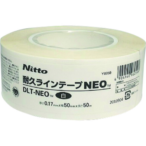 ニトムズ（Nitto）　耐久ラインテープＤＬＴ?ＮＥＯ５０ｘ５０白　【品番：Y6059】_1