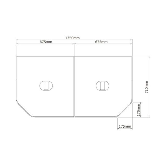 ノーリツ　断熱ふろふた （FD-GLC1480T-WH/SB KGT）　【品番：KGTSH04】の通販は