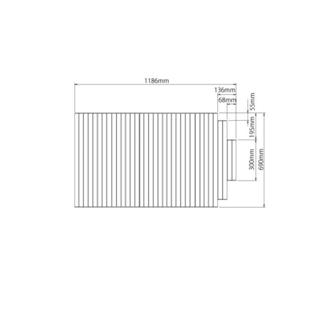 ノーリツ　ふろふたFB1270GC-W　【品番：0918225】