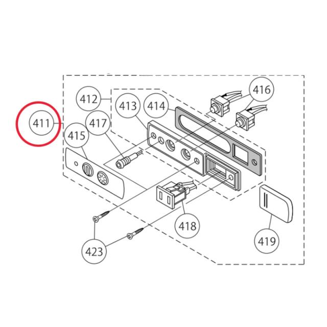 ノーリツ　スイッチケ−ス0753用SET　【品番：PDB7106】