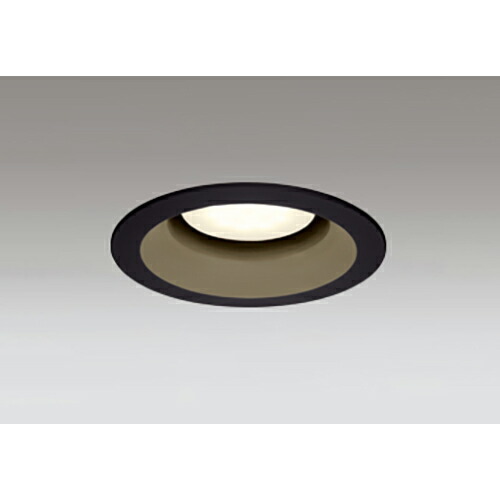 オーデリック　ダウンライト GX53 拡散配光 LED電球フラット形 白熱灯器具 100W ベースダウン 非調光 電球色　ブラック　【品番：OD 361 231LDR】