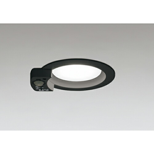 オーデリック　ダウンライト GX53 人感センサー付 白熱灯器具 100W 埋込穴100 非調光 昼白色　ブラック　【品番：OD 361 412NR】