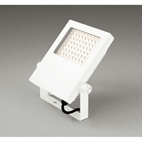 オーデリック　エクステリア スクエアライト 水銀灯 400W ナロー配光 電球色　オフホワイト　【品番：XG 454 066】