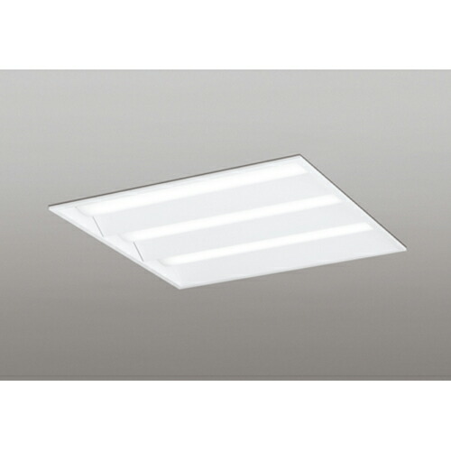 オーデリック　ベースライト LED-SQUARE FHP 45W×4灯 埋込型 600 ルーバー無 非調光 温白色　【品番：XD 466 017P2D】