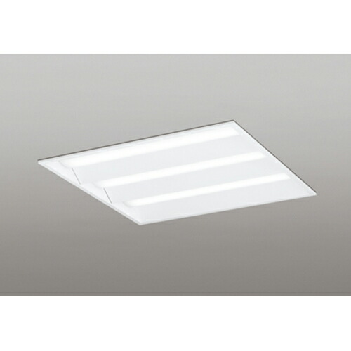 オーデリック　ベースライト LED-SQUARE FHP 45W×3灯 埋込型 600 ルーバー無 LC調光 白色　【品番：XD 466 018P1C】