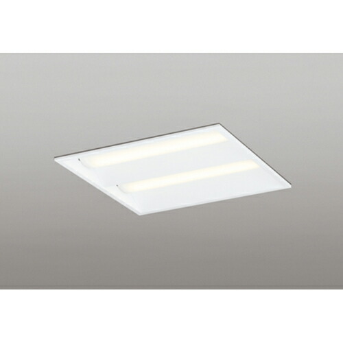 オーデリック　ベースライト LED-SQUARE FHP 32W×3灯 埋込型 450 ルーバー無 LC調光 電球色　【品番：XD 466 020P1E】