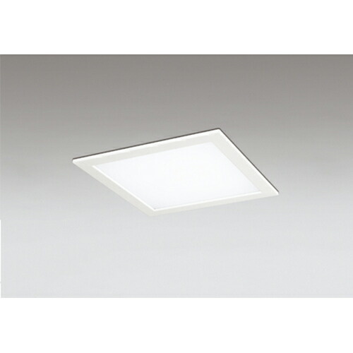 オーデリック　ベースライト LED-SQUARE FHT 42W×2灯 埋込型・下面アクリルカバー付 非調光 温白色　【品番：XD 466 023】