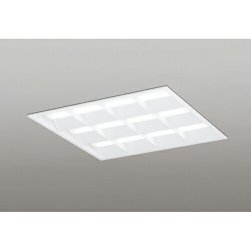 オーデリック　ベースライト LED-SQUARE FHP 45W×3灯 埋込型 600 ルーバー付 非調光 昼白色　【品番：XD 466 029P1B】