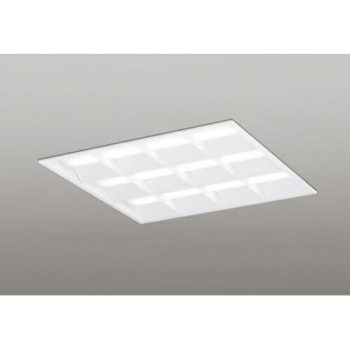オーデリック　ベースライト LED-SQUARE FHP 45W×3灯 埋込型 600 ルーバー付 LC調光 昼白色　【品番：XD 466 030P1B】