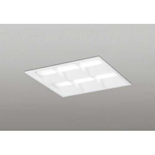 オーデリック　ベースライト LED-SQUARE FHP 32W×4灯 埋込型 450 ルーバー付 LC調光 温白色　【品番：XD 466 032P2D】