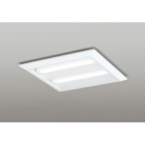 オーデリック ベースライト LED-SQUARE FHP 32W×4灯 埋込穴500 直付/