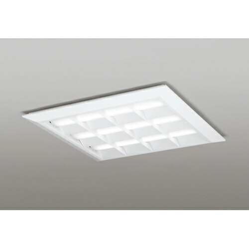 オーデリック　ベースライト LED-SQUARE FHP 45W×4灯 埋込穴680 直付/埋込兼用型 ルーバー付 非調光 白色　【品番：XL 501 052P2C】