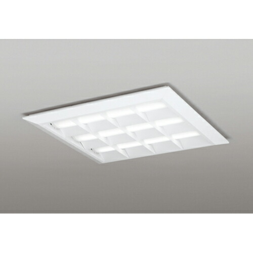 オーデリック　ベースライト LED-SQUARE FHP 45W×3灯 埋込穴680 直付/埋込兼用型 ルーバー付 LC 昼白色　【品番：XL 501 053P1B】