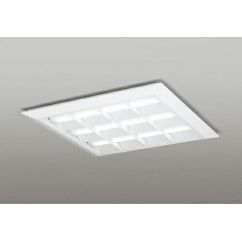 オーデリック　ベースライト LED-SQUARE FHP 45W×3灯 埋込穴680 直付/埋込兼用型 ルーバー付 LC 白色　【品番：XL 501 053P1C】