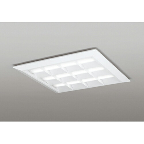 オーデリック　ベースライト LED-SQUARE FHP 45W×3灯 埋込穴680 直付/埋込兼用型 ルーバー付 LC 温白色　【品番：XL 501 053P1D】