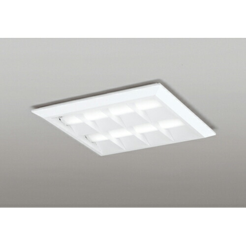オーデリック　ベースライト LED-SQUARE FHP 32W×3灯 埋込穴500 直付/埋込兼用型 ルーバー付 LC 白色　【品番：XL 501 055P1C】