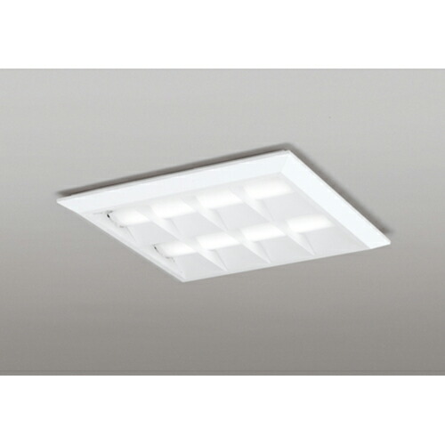 オーデリック　ベースライト LED-SQUARE FHP 32W×4灯 埋込穴500 直付/埋込兼用型 ルーバー付 LC 昼白色　【品番：XL 501 055P2B】