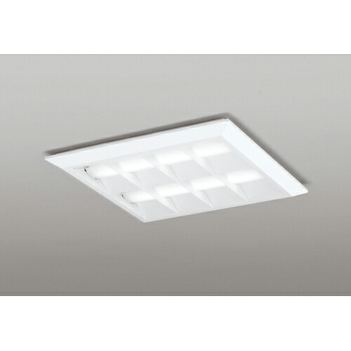 オーデリック　ベースライト LED-SQUARE FHP 32W×4灯 埋込穴500 直付/埋込兼用型 ルーバー付 LC 温白色　【品番：XL 501 055P2D】