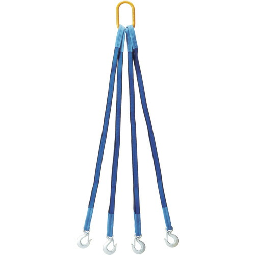 オーエッチ工業　ＯＨ　４点吊りベルトスリング　２５ｍｍ幅×１．５ｍ　【品番：4S25-15】