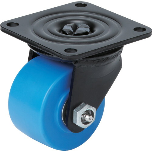 オーエッチ工業　ＯＨ　スーパーストロングキャスターＬＳシリーズ　低床タイプ重荷重用　キャストナイロン車　車輪径７５ｍｍ　許容荷重６００ｋｇ　【品番：LS14MC-75】