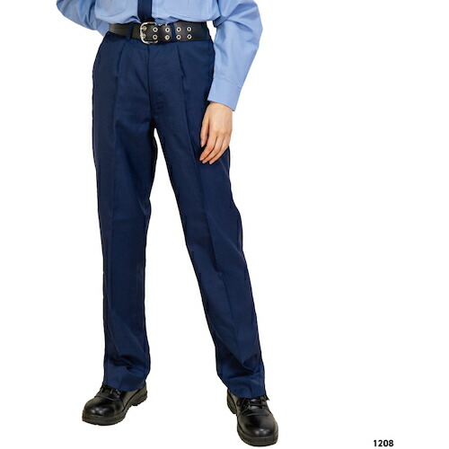 岡潮　警備女子スラックス１２０８（春夏秋）脇ゴム　３Ｌ　【品番：1208-3L】