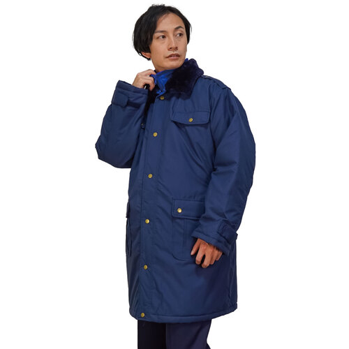 岡潮　警備防寒コート３７００　（ユニセックス）　３Ｌ　【品番：3700-3L】