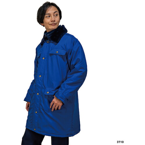 岡潮　警備防寒コート３７１０　（ユニセックス）　Ｓ　【品番：3710-S】