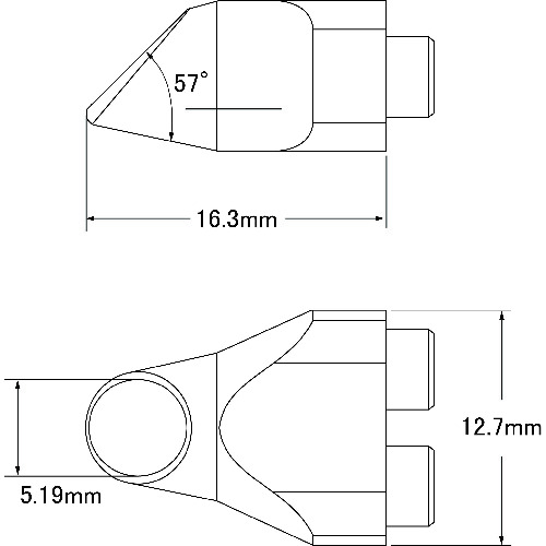 OK International　メトカル　Ｍｅｔｃａｌ　ＭＸシリーズ　デュアル　チップカートリッジ　【品番：SMTC-7DRH75D】