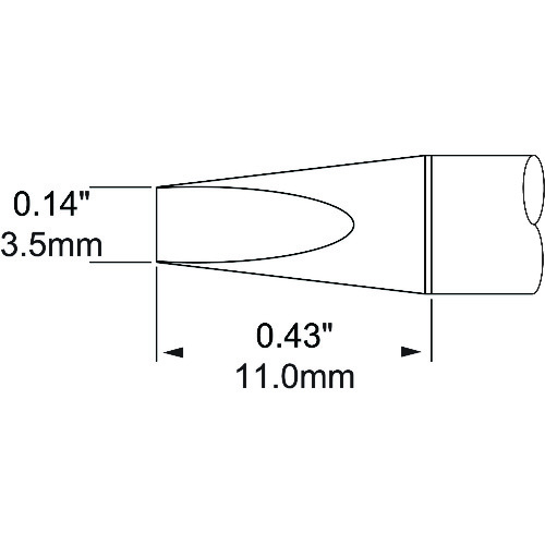 OK International　メトカル　Ｍｅｔｃａｌ　ＭＦＲー１１１０・２２１０シリーズ　チップカートリッジ　【品番：STP-CH35】