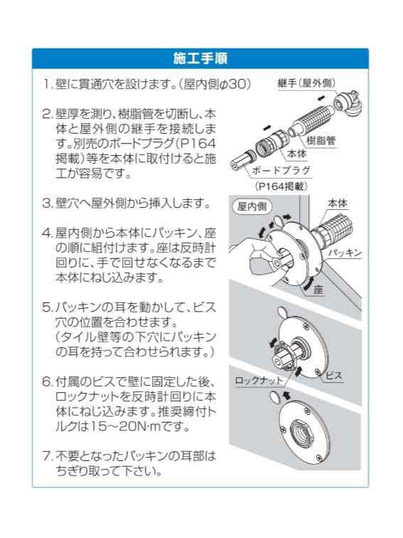 オンダ ダブルロックジョイント（WJ型） WJ65型 配管アダプター