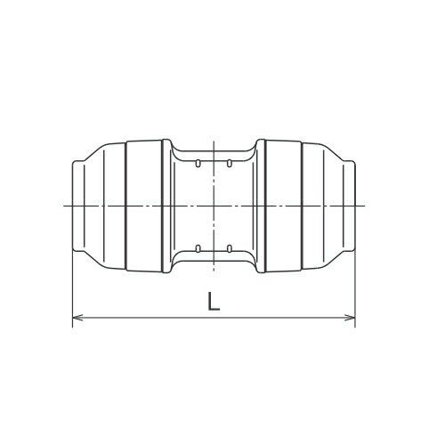 オンダ ダブルロックジョイントP（WPJ型） WPJ3型 ソケット（同径