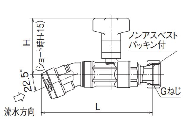 オンダ ダブルロックバルブ（CBW型） CBW22型 逆止弁付ボールバルブ