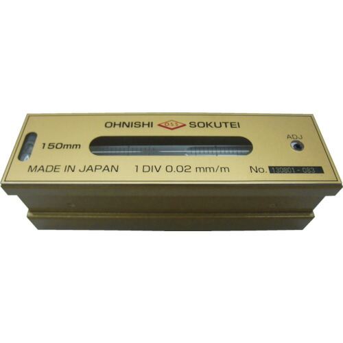 大西測定　ＯＳＳ　平形精密水準器（一般工作用）２００ｍｍ　【品番：201-200】