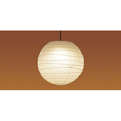 パナソニック　天井吊下型 LED（電球色） ペンダント プルスイッチ付 手もみ和紙張りセードタイプ 引掛シーリング方式 LED電球交換型　【品番：LGB11402】