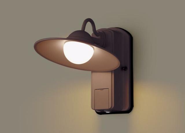 パナソニック　壁直付型 電球色 ポーチライト 密閉型 防雨型 FreePaお出迎え フラッシュ 明るさセンサ 40形電球1灯相当 LED内蔵　LGWC81300KLE1 パナソニック 壁直付型 LED（電球色） ポーチライト 密閉型 LED電球