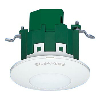パナソニック　［天井取付］熱線センサ付自動スイッチ（親器・蛍白両用）（検知後連続点灯時間約10秒 - 30分可変形）（明るさセンサ・セード付）（ホワイト）　【品番：WTK24111K】