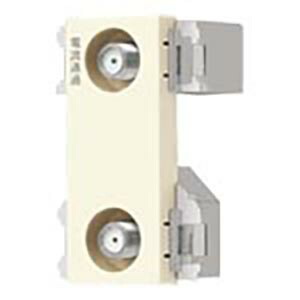 パナソニック　フルカラー 埋込高シールドテレビターミナル2端子（電流通過形）（10〜3224MHz）　【品番：WCS3824】