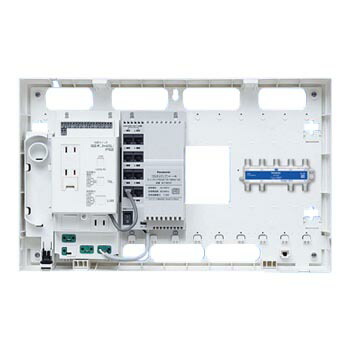 パナソニック　［マルチメディア］ポートSギガ （10/100M/1GスイッチングHUB）（8分配器［10〜3224MHz］） （光コンセント）　【品番：WTJ5366】