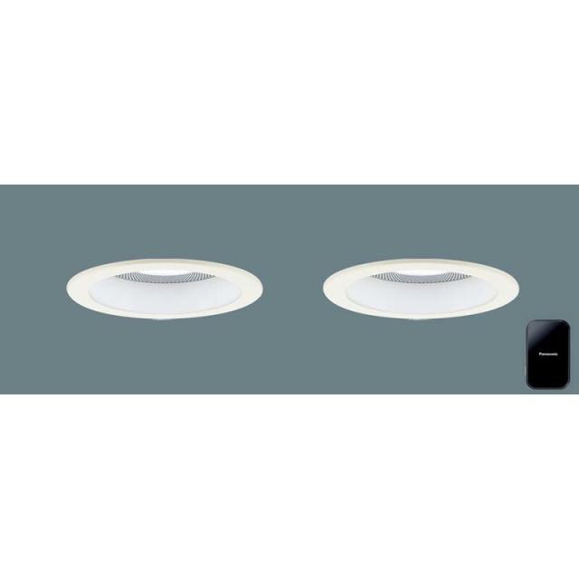 パナソニック　天井埋込型 LED（昼白色） ダウンライト 美ルック 浅型10H 高気密SB形 拡散タイプ（マイルド配光） 調光タイプ（ライコン別売） スピーカー付／埋込穴φ100　【品番：XAD3116NLB1（LGD3116N LB1 + LGD3117N LB1）】