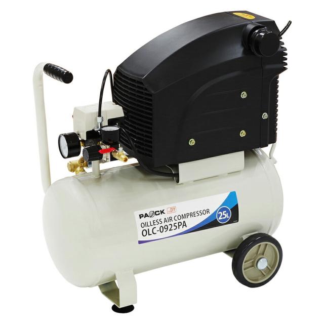 パオック　PAOCK　オイルレスエアコンプレッサ OLC-0925PA　【品番：4975846509856】