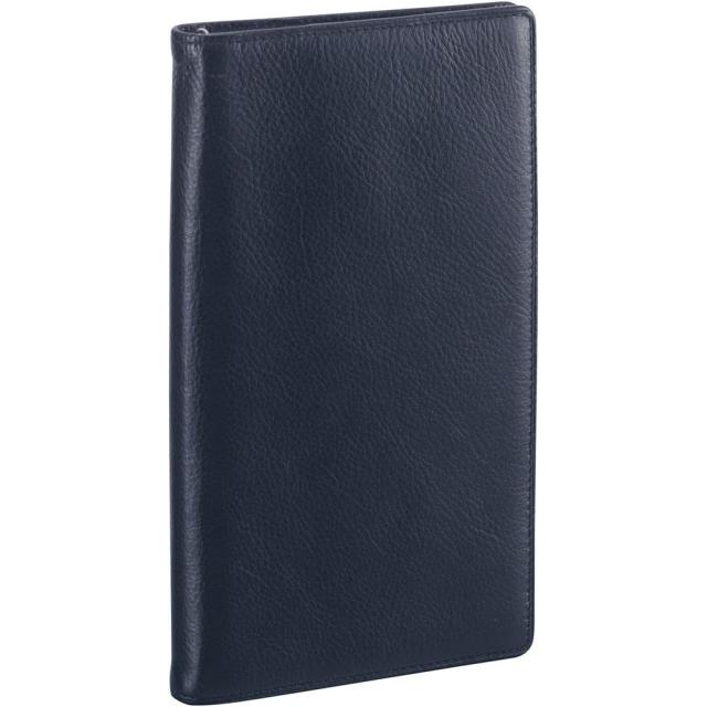 レイメイ藤井　ダ・ヴィンチ ジャストリフィルサイズ 聖書サイズ システム手帳（リング8mm）　ネイビー　【品番：JDB3007K】