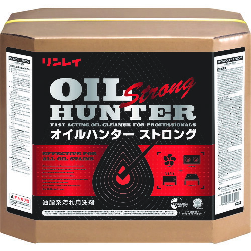 リンレイ　油脂汚れ用強力洗剤　オイルハンターストロング１８Ｌ　ＲＥＣＯＢＯ　【品番：711522】