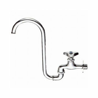 SANEI　ツル首自在水栓（固定コマ仕様） 共用形  　【品番：A16J-13】